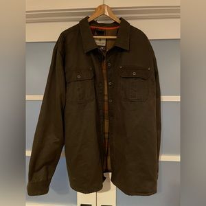 Men’s pleather button up